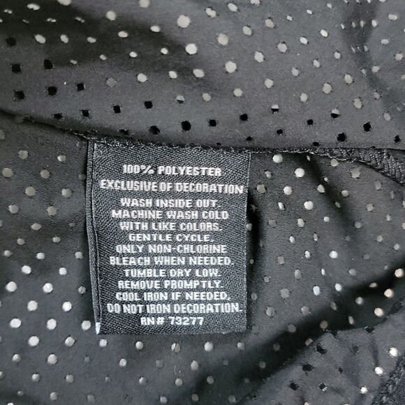 FILA SPORT BLACK GALAXY NEBULA ACTIVE RUNNING WINDBREAKER, SIZE MEDIUM - Picture 7 of 8